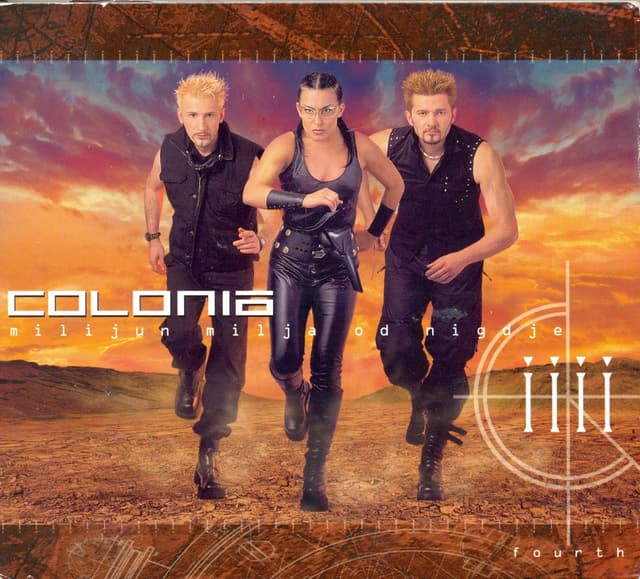 Album cover art for Milijun milja od nigdje