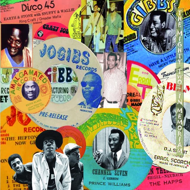 Album cover art for The Mighty Two 'in Memoriam'