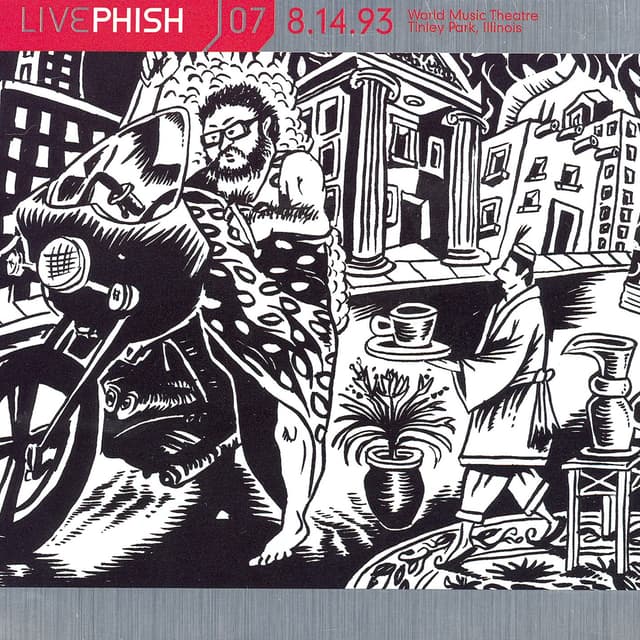Album cover art for Live Phish, Vol. 7 8/14/93 (World Music Theatre, Tinley Park, IL)