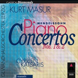 Album cover art for Mendelssohn : Piano Concertos Nos 1, 2 & Piano Concerto In A Minor