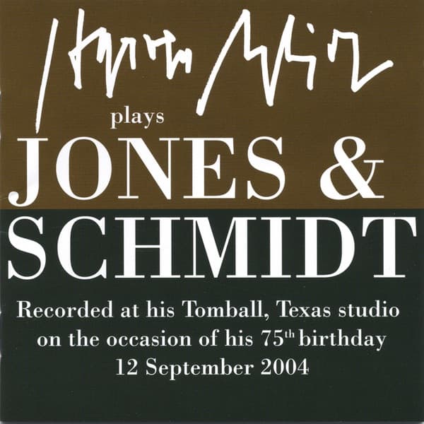 Album cover art for Plays Jones & Schmidt
