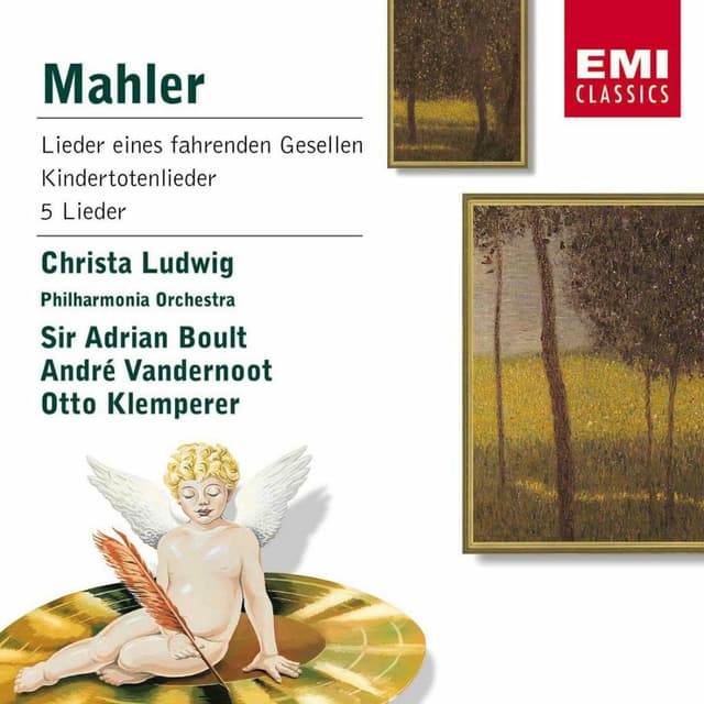 Album cover art for 'encore': Lieder Eines Fahrenden Gesellen/kindertotenlieder/5 Lieder (us/uk Version)
