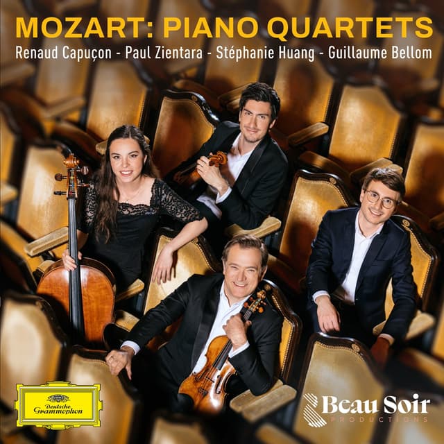 Album cover art for Mozart: Piano Quartets