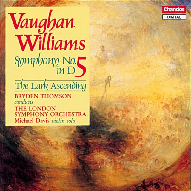 Album cover art for Symphony No. 5 In D / The Lark Ascending