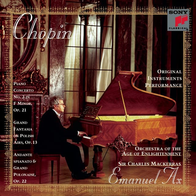 Album cover art for Chopin: Concerto For Piano And Orchestra No. 2 In F Minor, Op. 21