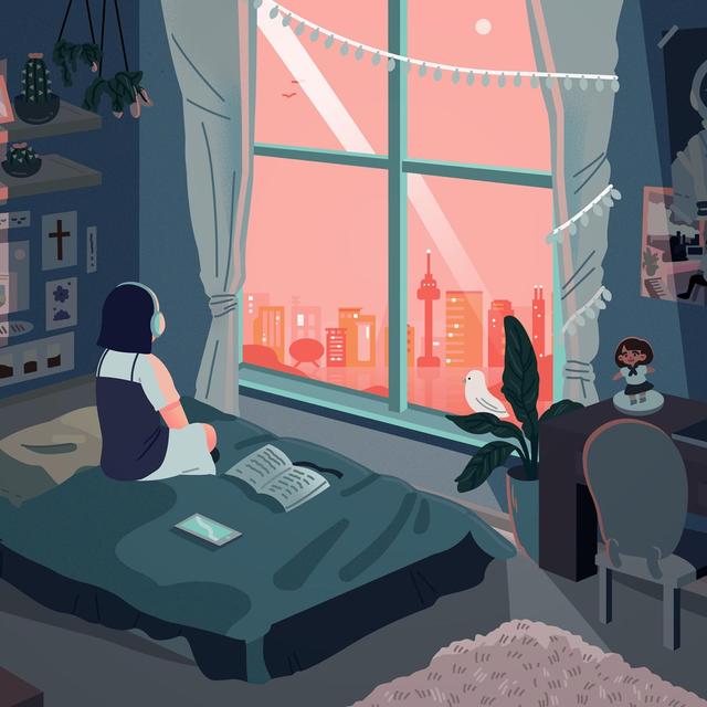 Album cover art for Summer/Spring Lofi Compilation