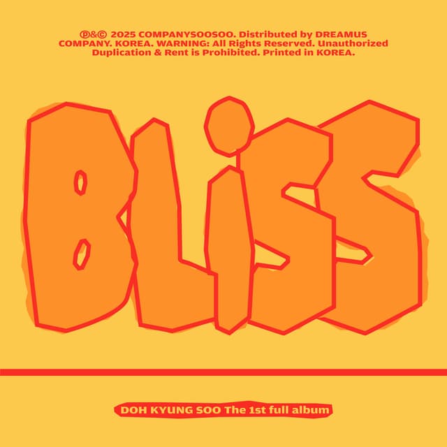 Album cover art for The 1st full album [BLISS]