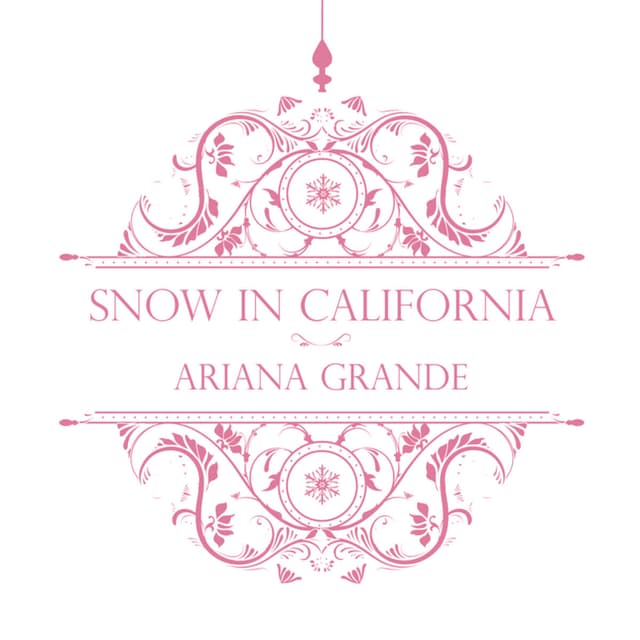 Album cover art for Snow in California