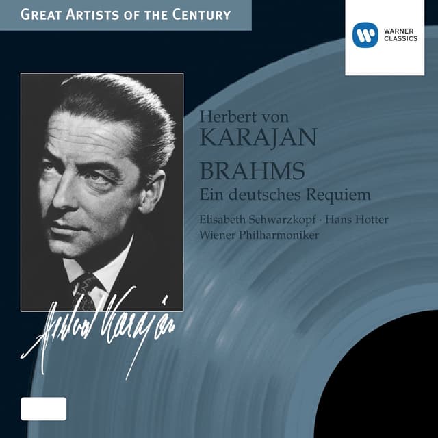 Album cover art for Brahms : A German Requiem