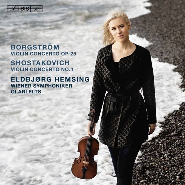 Album cover art for Borgström & Shostakovich: Violin Concertos