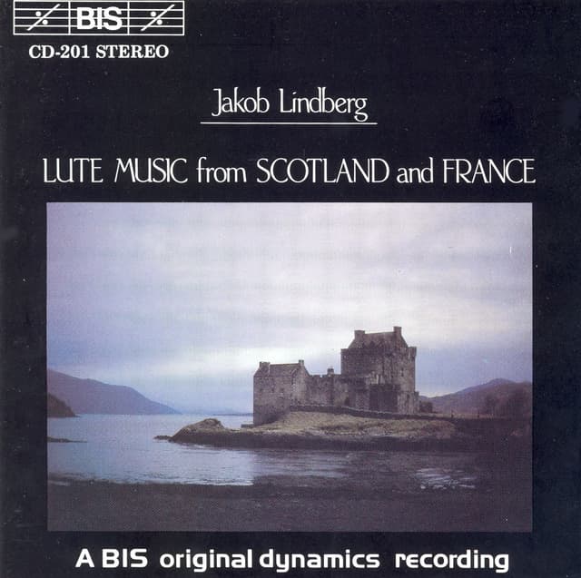 Album cover art for Lute Music from Scotland and France