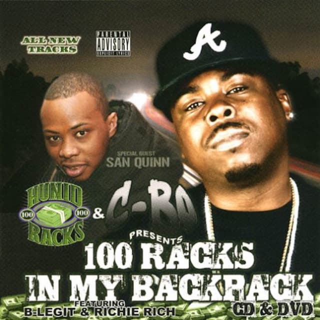 Album cover art for 100 Racks in My Backpack