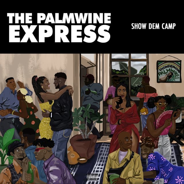 Album cover art for The Palmwine Express