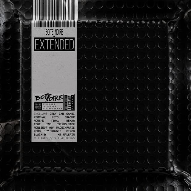 Album cover art for Boîte Noire Extended