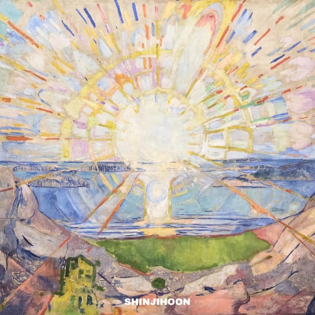 Album cover art for Shin Ji Hoon 2nd Album 'Peace'