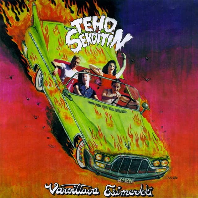 Album cover art for Varoittava Esimerkki