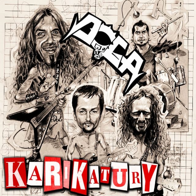 Album cover art for Karikatury