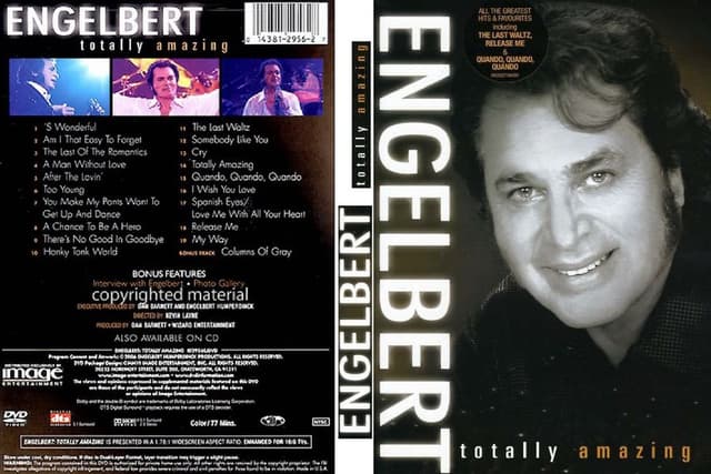 Album cover art for Engelbert totally amazing [Live]