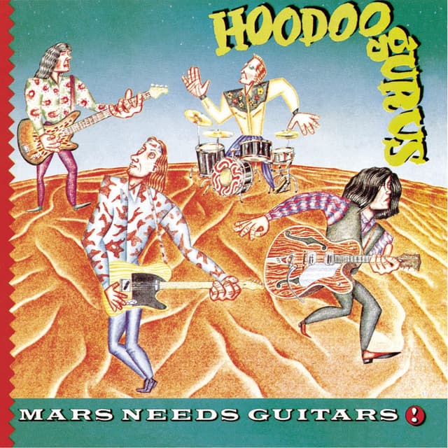 Album cover art for Mars Needs Guitars!