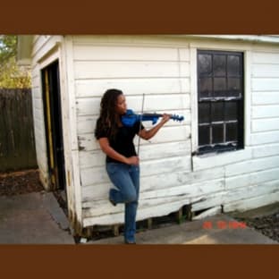 Album cover art for The Lady With The Blue Violin