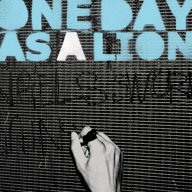 Album cover art for One Day as a Lion