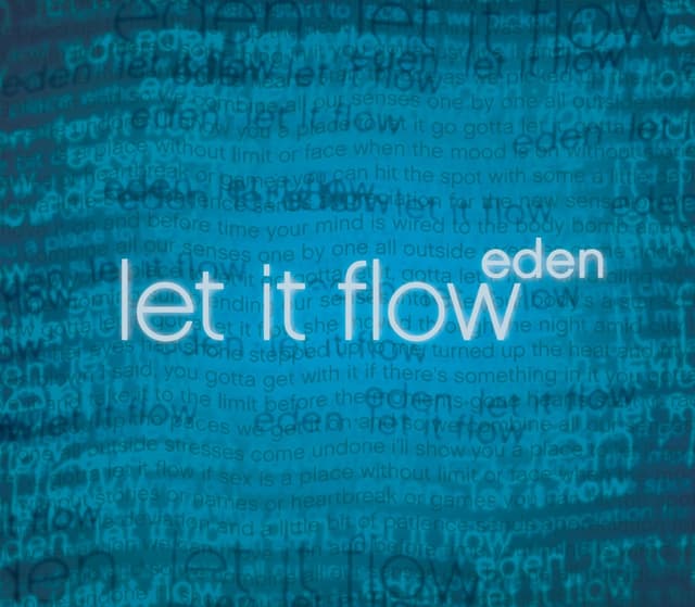 Album cover art for let it flow