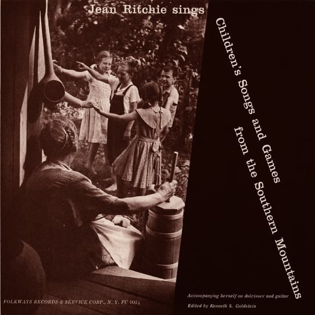 Album cover art for Children's Songs And Games From The Southern Mountains