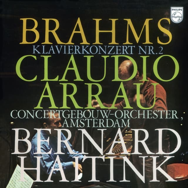 Album cover art for Brahms: Piano Concerto No.2