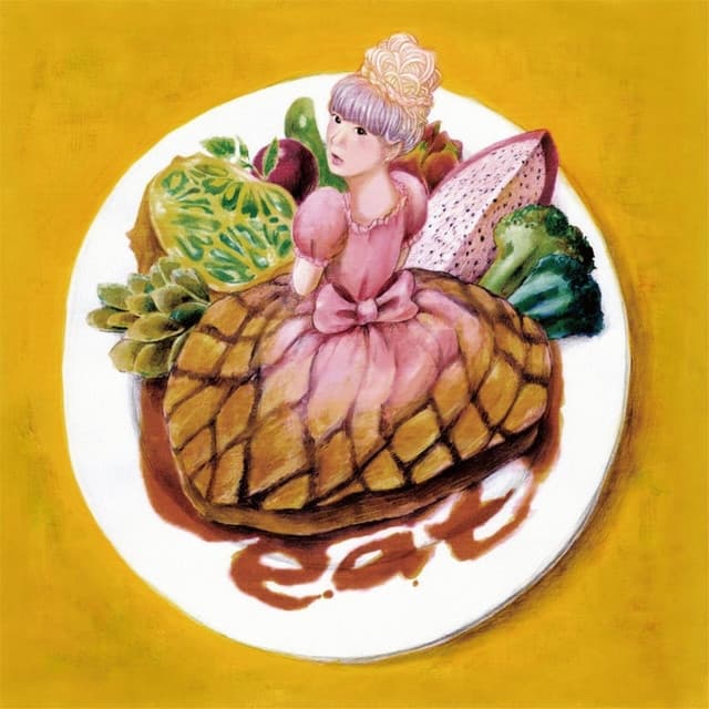 Album cover art for eat