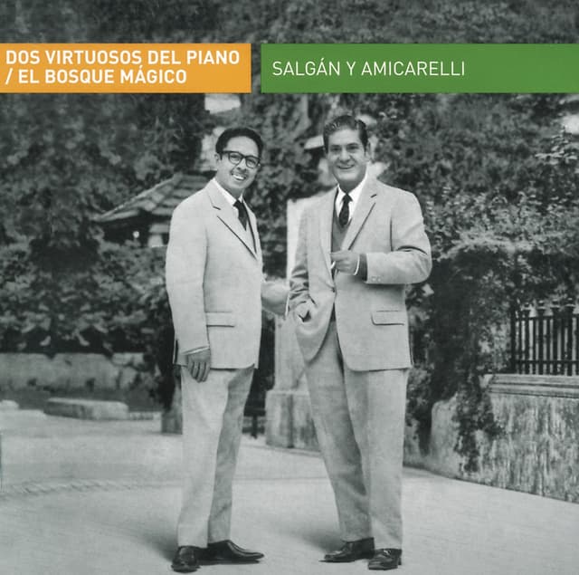 Album cover art for Dos Virtuosos Del Piano