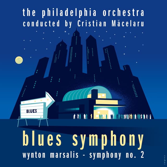 Album cover art for Blues Symphony