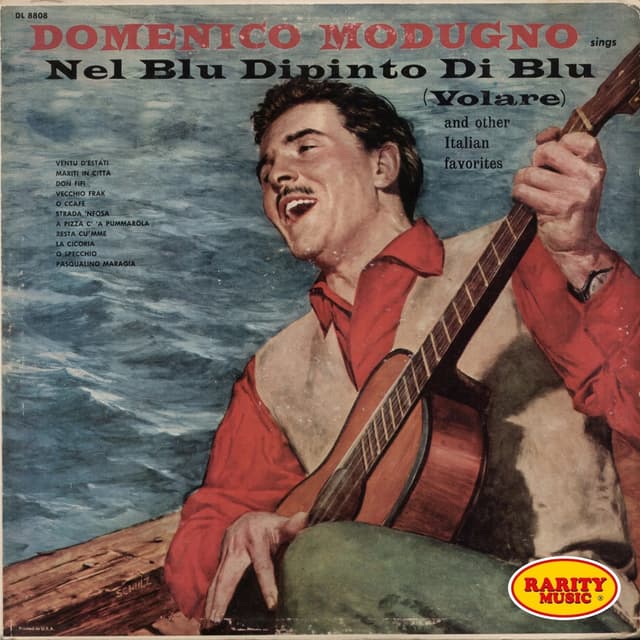 Album cover art for Domenico Modugno Sings Nel Blu Dipinto di Blu ( Volare ) And Other Italian Favorites