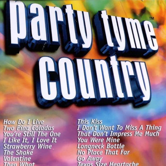 Album cover art for Party Tyme: Country