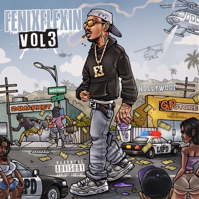 Album cover art for Fenix Flexin Vol. 3