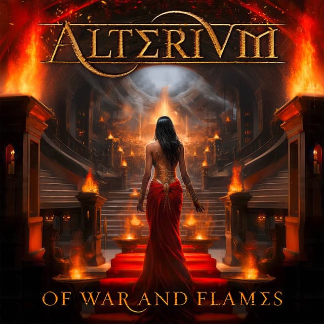 Album cover art for Of War and Flames