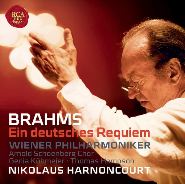 Album cover art for Brahms : Ein Deutsches Requiem, Op. 45