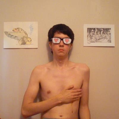 Album cover art for Nervous Young Man