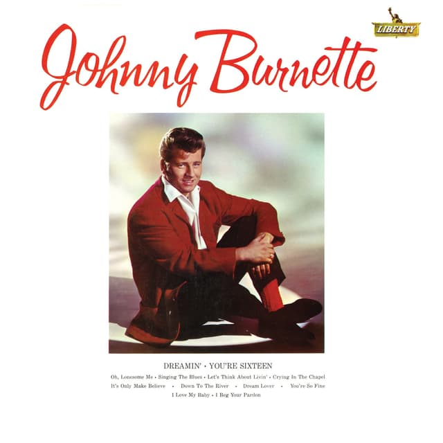 Album cover art for Johnny Burnette