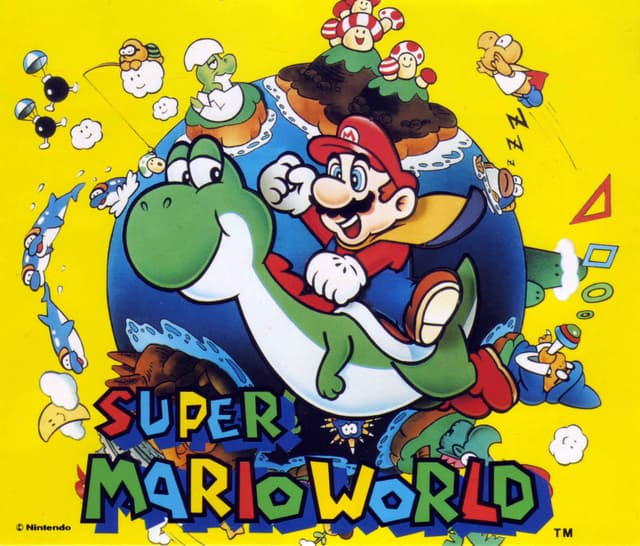 Album cover art for SUPER MARIO WORLD