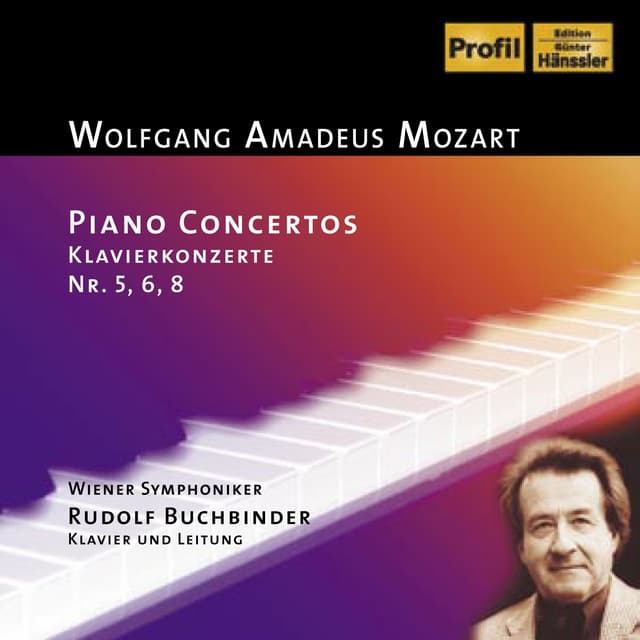 Album cover art for Mozart: Piano Concerto Nos. 5, 6 and 8 - Rondo In D Major