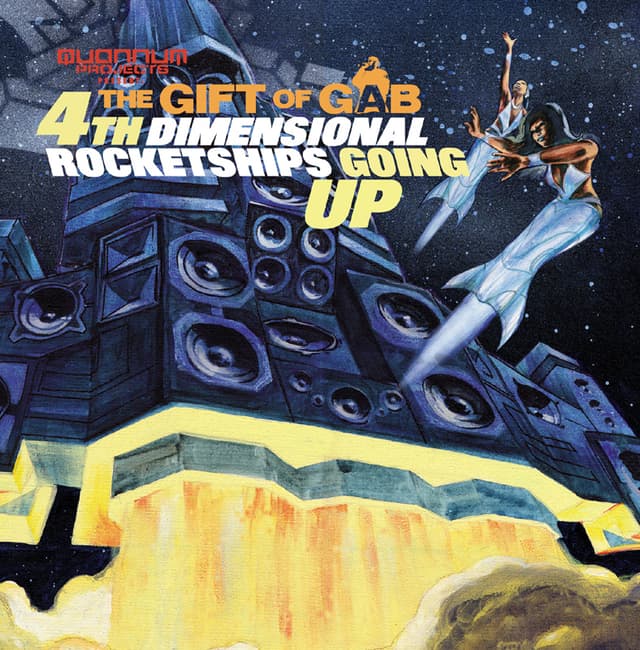 Album cover art for 4th Dimensional Rocketships Going Up