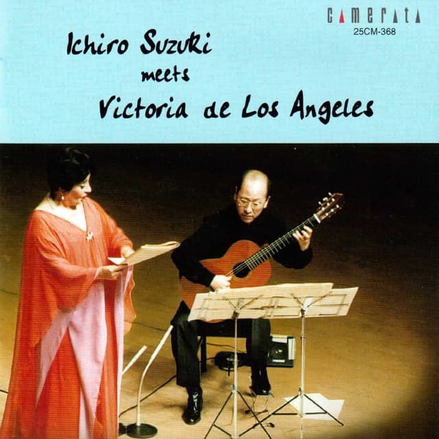 Album cover art for Ichiro Suzuki Meets Victoria de Los Angeles
