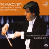 Album cover art for Tchaikovsky : Symphony No. 6 - Pathétique - Serenade for Strings, Op. 48