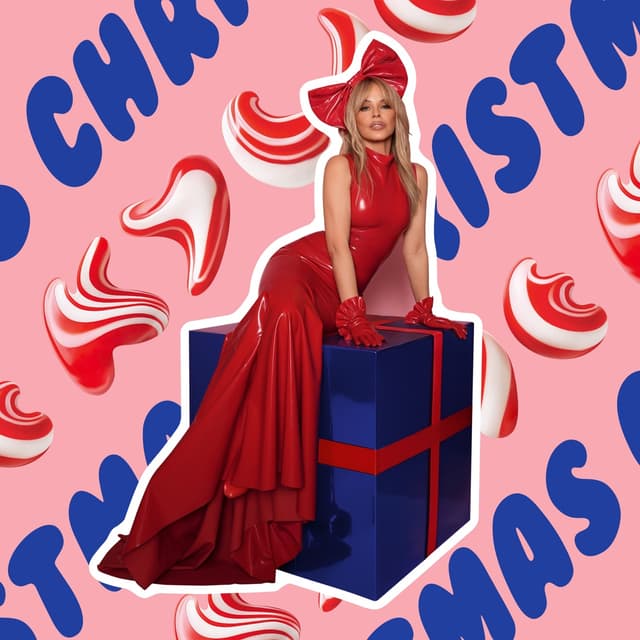 Album cover art for Kylie Christmas (Fully Wrapped)
