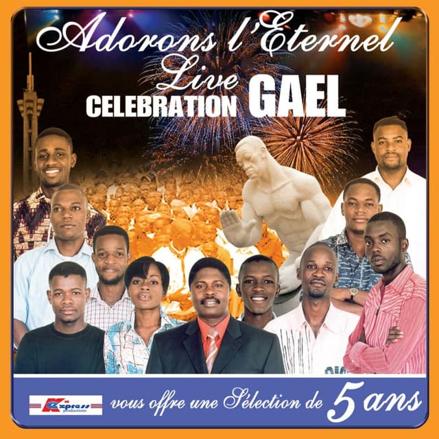 Album cover art for Live Celebration Gael