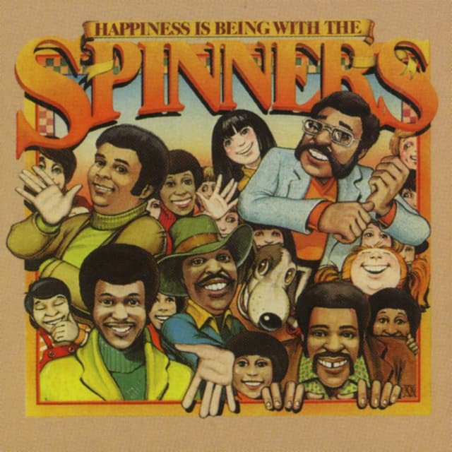 Album cover art for Happiness Is Being With Spinners