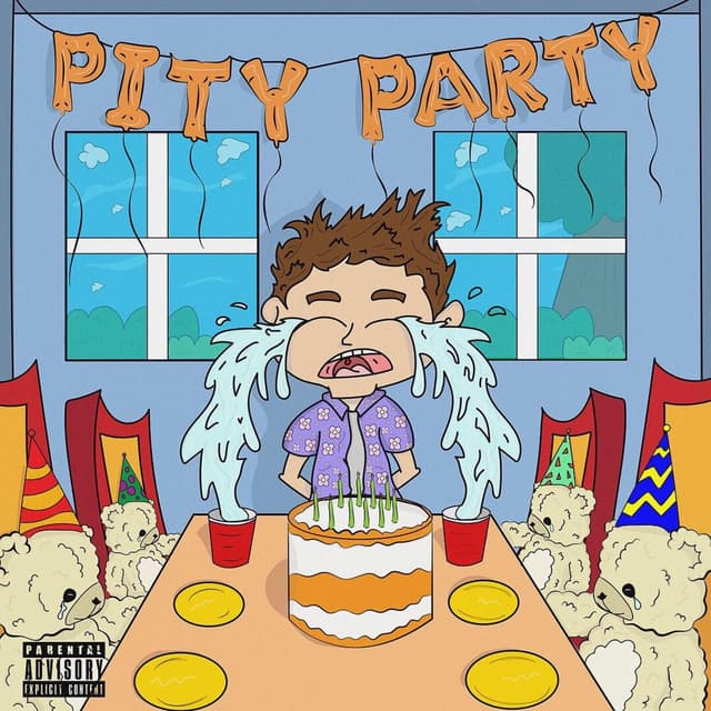 Album cover art for PITY PARTY