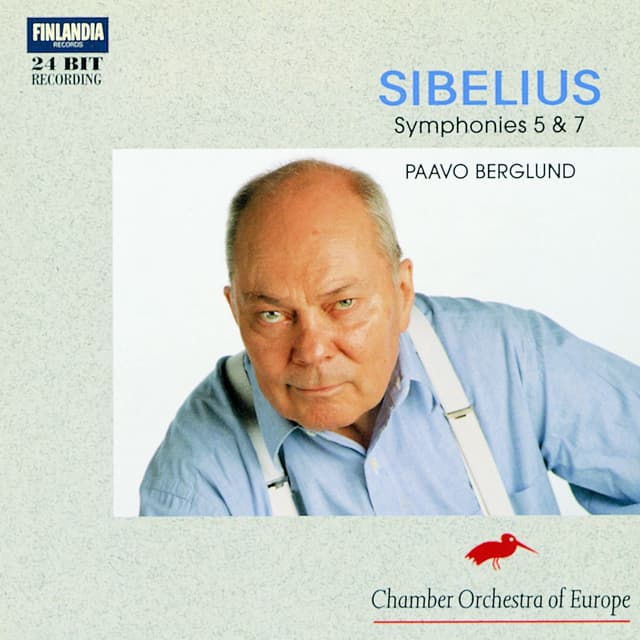 Album cover art for Jean Sibelius: Symphonies 5 & 7