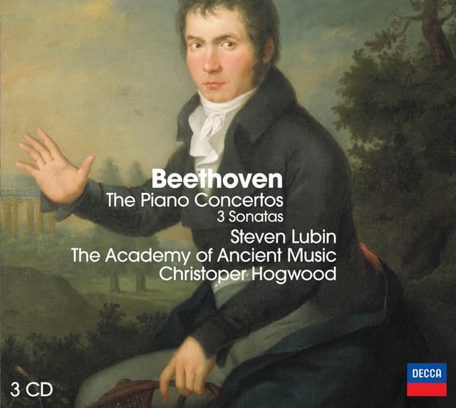 Album cover art for Beethoven : The Piano Concertos - 3 Sonatas