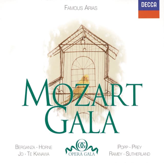 Album cover art for Mozart: Mozart Gala; Famous Arias - Le Nozze Di Figaro; Don Giovanni Etc.